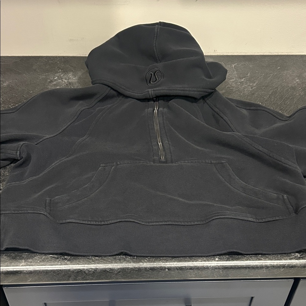 Lululemon Scuba Oversized half zip hoodie Black - Picture 2 of 10